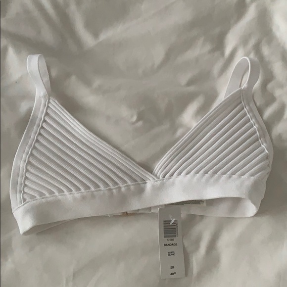 Babaton white bandage bra —NWT — Aritzia - Picture 4 of 6